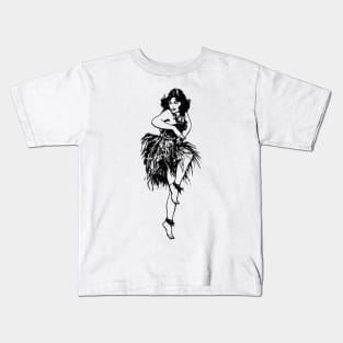 Hula Girl Kids T-Shirt